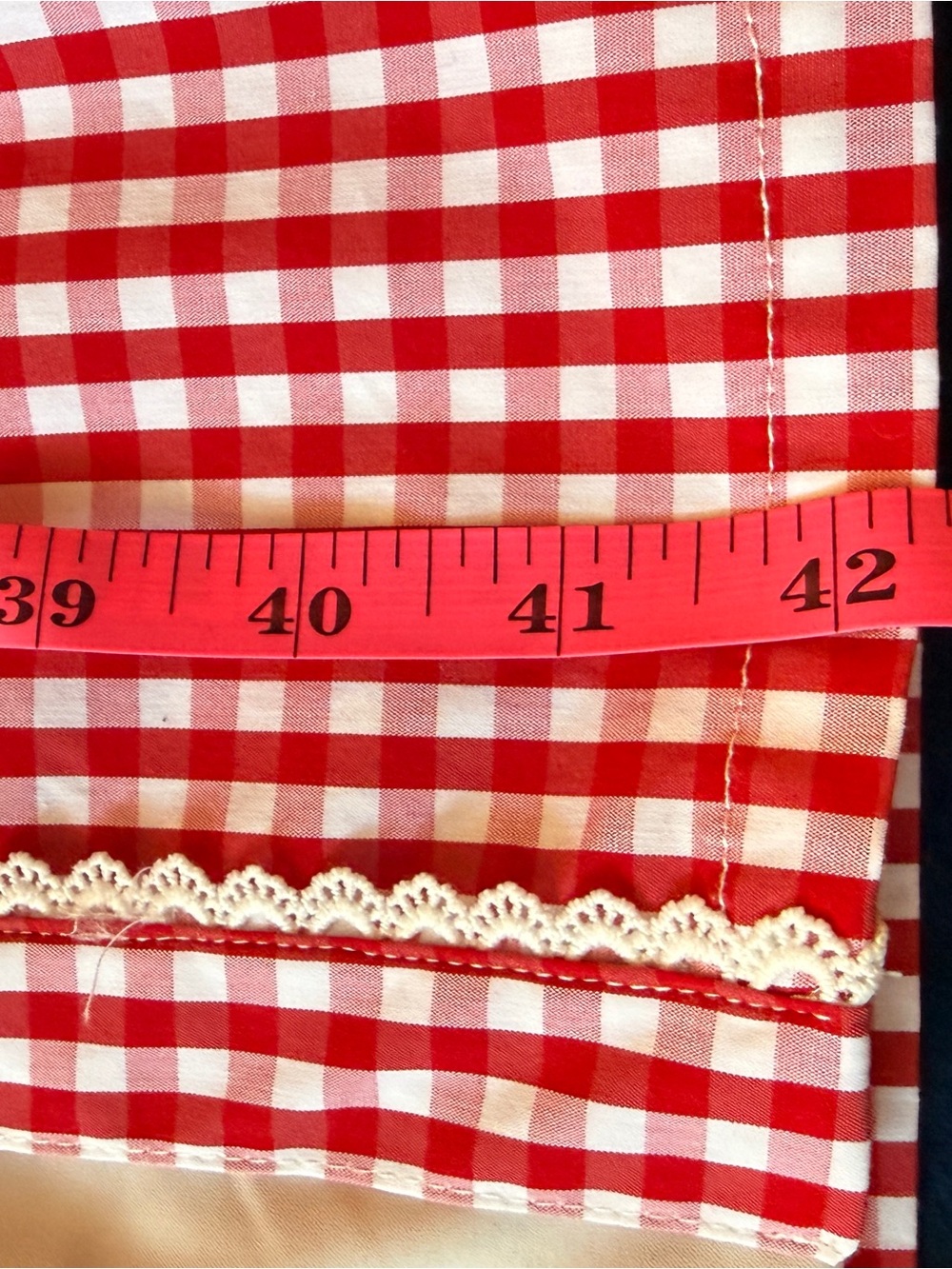 Showpo Red Gingham dress - Picture 5 of 7